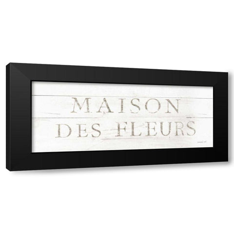 Maison des Fleurs IX Black Modern Wood Framed Art Print with Double Matting by Nai, Danhui