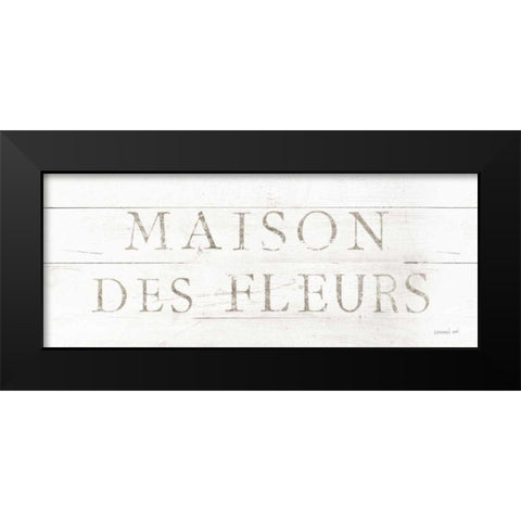 Maison des Fleurs IX Black Modern Wood Framed Art Print by Nai, Danhui