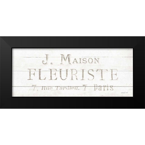 Maison des Fleurs X Black Modern Wood Framed Art Print by Nai, Danhui