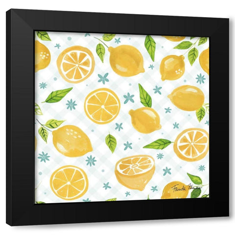 Mellow Yellow Step 01A Black Modern Wood Framed Art Print with Double Matting by Zaman, Farida