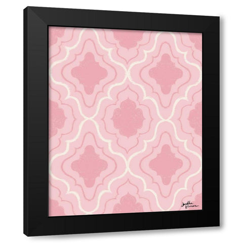 Live in Bloom Step 04A Black Modern Wood Framed Art Print with Double Matting by Penner, Janelle