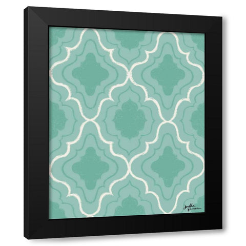 Live in Bloom Step 04C Black Modern Wood Framed Art Print with Double Matting by Penner, Janelle