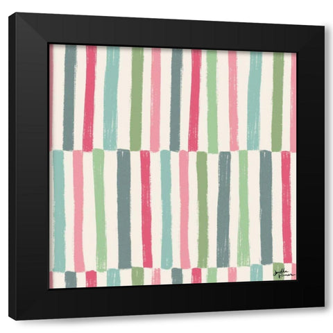 Live in Bloom Step 05 Black Modern Wood Framed Art Print with Double Matting by Penner, Janelle