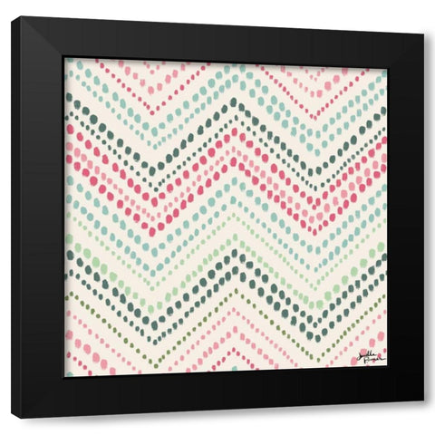 Live in Bloom Step 06 Black Modern Wood Framed Art Print with Double Matting by Penner, Janelle