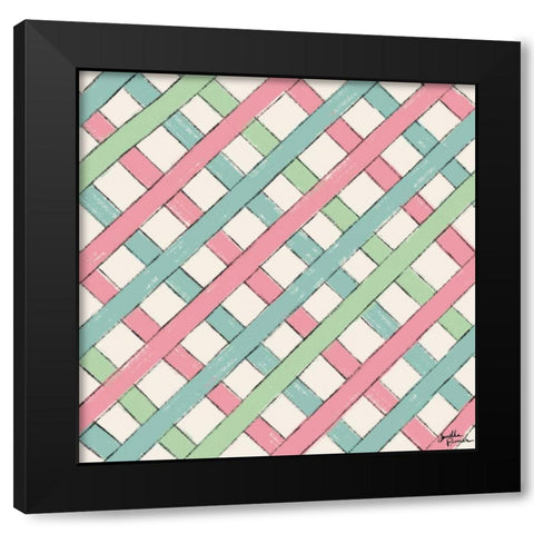 Live in Bloom Step 07A Black Modern Wood Framed Art Print with Double Matting by Penner, Janelle