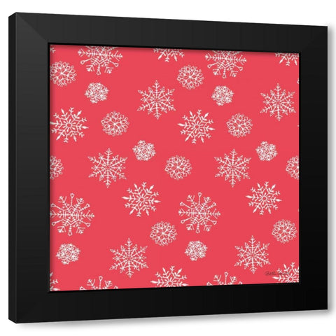 Holiday Paws Step 04C Black Modern Wood Framed Art Print with Double Matting by Grove, Beth