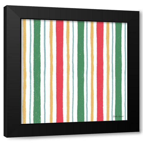 Holiday Paws Step 07A Black Modern Wood Framed Art Print with Double Matting by Grove, Beth