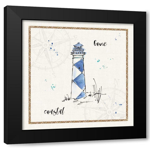 Coastal Buoys IV Coastal Black Modern Wood Framed Art Print with Double Matting by Tavoletti, Anne