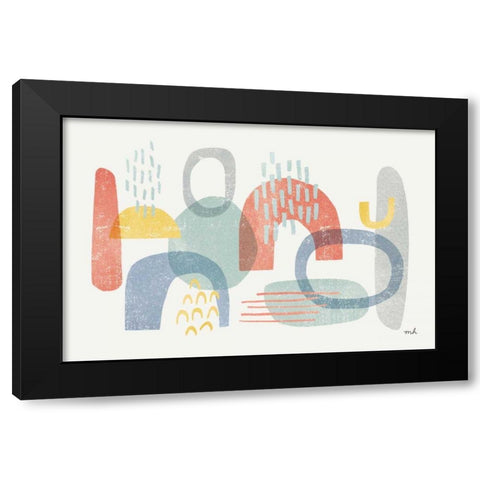 Milo I Black Modern Wood Framed Art Print with Double Matting by Hershey, Moira
