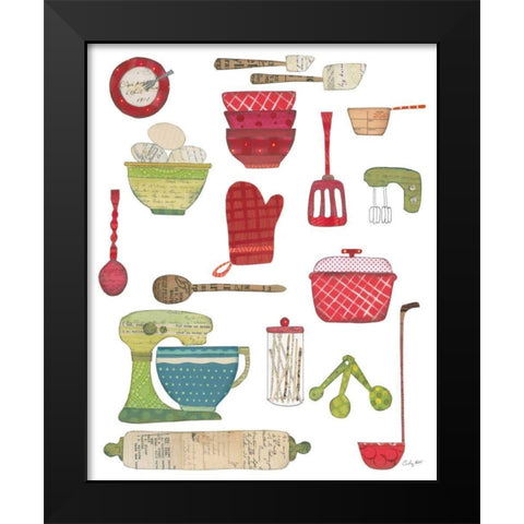 Cool Kitchen III Black Modern Wood Framed Art Print by Prahl, Courtney