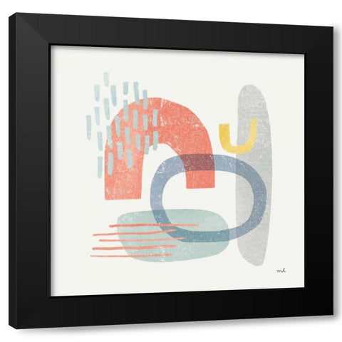 Milo III Black Modern Wood Framed Art Print with Double Matting by Hershey, Moira