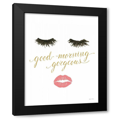 Wake Up and Make Up VIII Black Modern Wood Framed Art Print by Fabiano, Marco