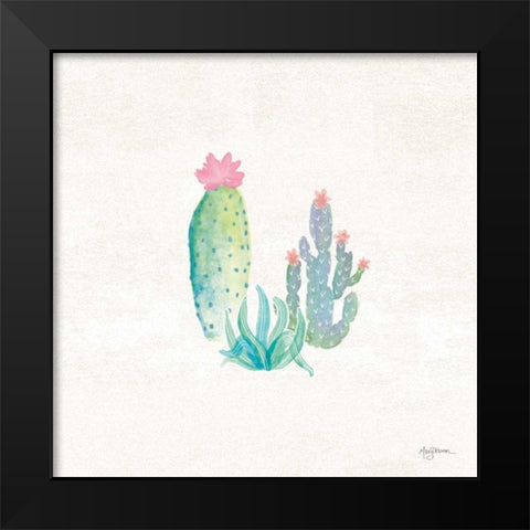 Bohemian Cactus V Black Modern Wood Framed Art Print by Urban, Mary