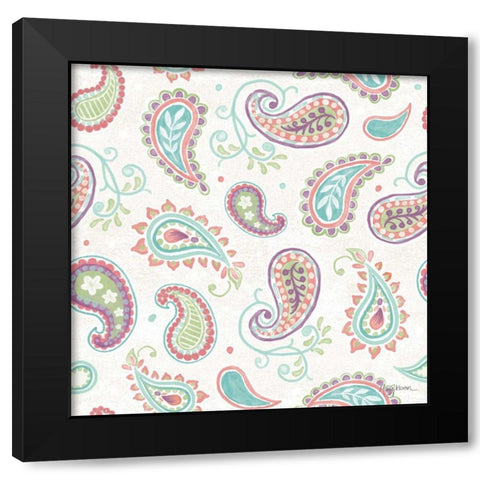 Bohemian Cactus Step 04A Black Modern Wood Framed Art Print with Double Matting by Urban, Mary