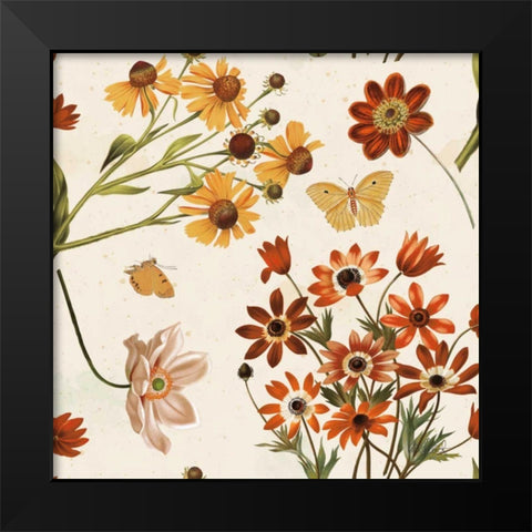 Fall Garden Step 02A Black Modern Wood Framed Art Print by Pertiet, Katie