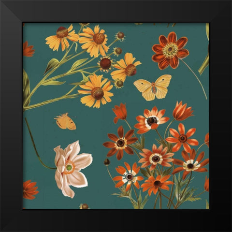 Fall Garden Step 02B Black Modern Wood Framed Art Print by Pertiet, Katie