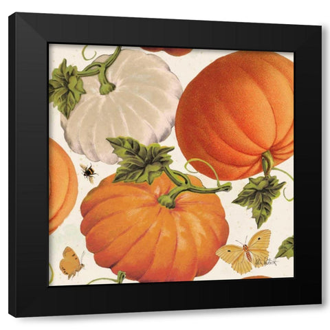 Fall Garden Step 03A Black Modern Wood Framed Art Print by Pertiet, Katie