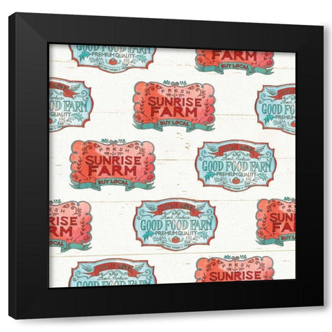 Down on the Farm Step 02A Black Modern Wood Framed Art Print by Tavoletti, Anne