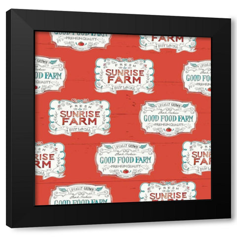 Down on the Farm Step 02B Black Modern Wood Framed Art Print by Tavoletti, Anne