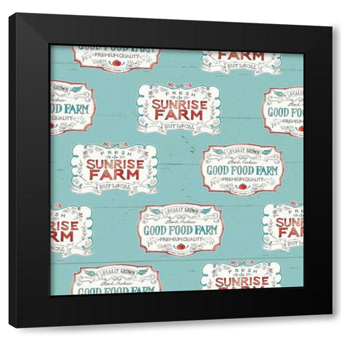 Down on the Farm Step 02C Black Modern Wood Framed Art Print by Tavoletti, Anne