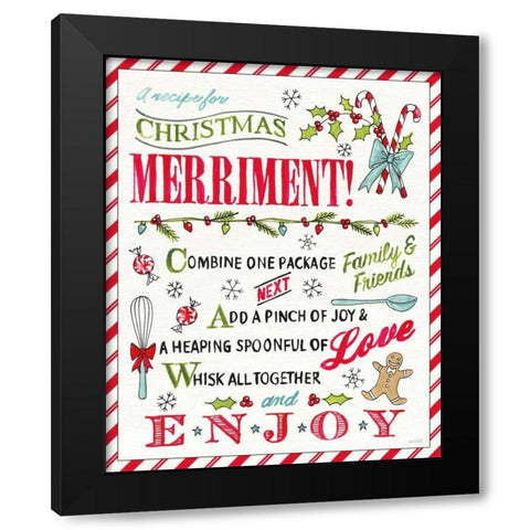 Baked with Love VI Black Modern Wood Framed Art Print with Double Matting by Tavoletti, Anne