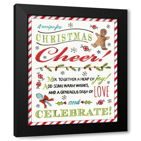 Baked with Love VII Black Modern Wood Framed Art Print with Double Matting by Tavoletti, Anne