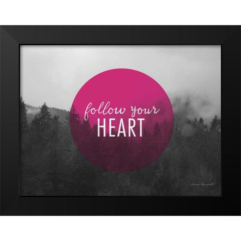 Bold Adventures II v2 Black Modern Wood Framed Art Print by Marshall, Laura