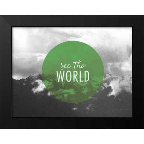 Bold Adventures III v2 Black Modern Wood Framed Art Print by Marshall, Laura