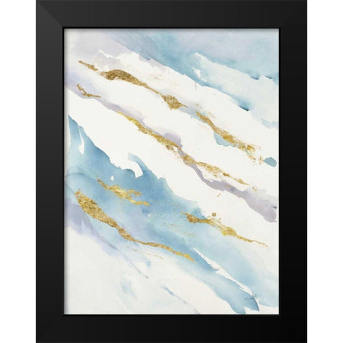 Drift v2 Black Modern Wood Framed Art Print by Schick, Mike