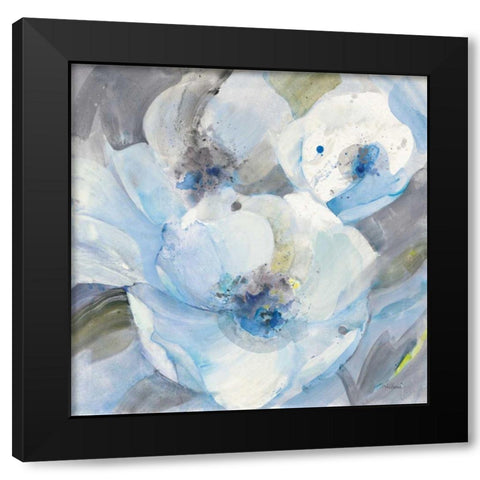 Joy Black Modern Wood Framed Art Print by Hristova, Albena