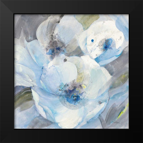 Joy Black Modern Wood Framed Art Print by Hristova, Albena