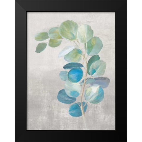 Fresh II Gray Black Modern Wood Framed Art Print by Nai, Danhui