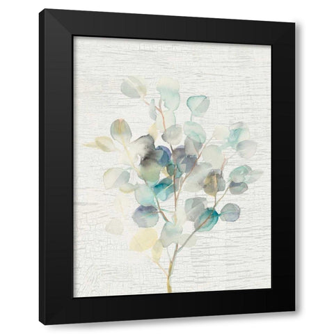 Eucalyptus III Vintage Black Modern Wood Framed Art Print with Double Matting by Nai, Danhui