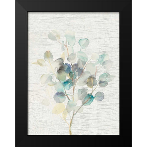 Eucalyptus III Vintage Black Modern Wood Framed Art Print by Nai, Danhui