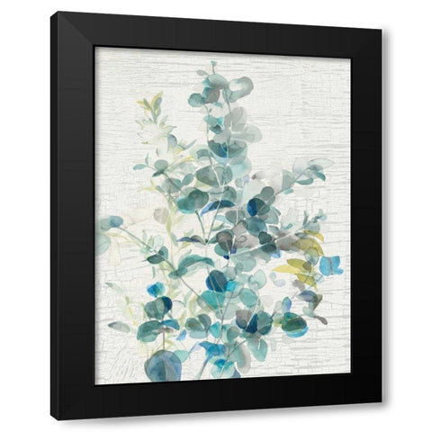 Eucalyptus IV Vintage Black Modern Wood Framed Art Print with Double Matting by Nai, Danhui