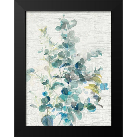 Eucalyptus IV Vintage Black Modern Wood Framed Art Print by Nai, Danhui