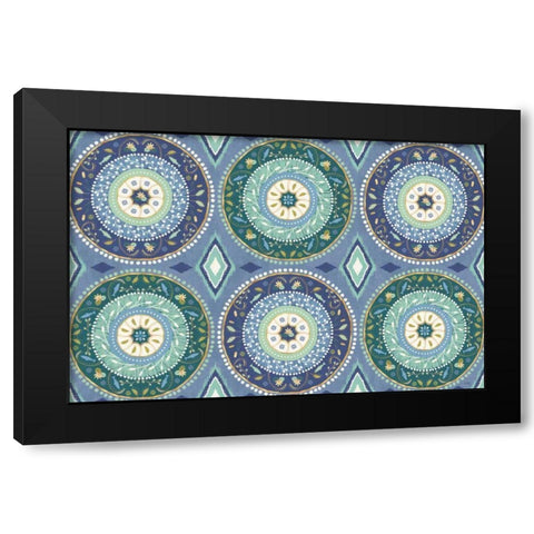 Otomi Lake X Black Modern Wood Framed Art Print by Charron, Veronique