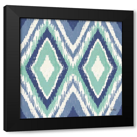 Otomi Lake Step 03 Black Modern Wood Framed Art Print by Charron, Veronique