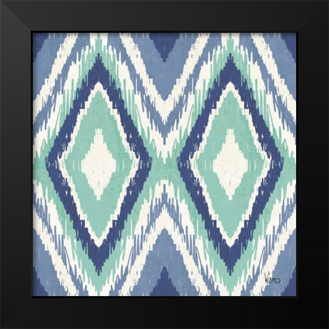 Otomi Lake Step 03 Black Modern Wood Framed Art Print by Charron, Veronique