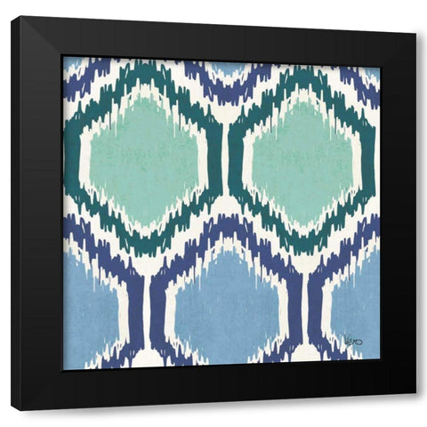 Otomi Lake Step 04 Black Modern Wood Framed Art Print by Charron, Veronique