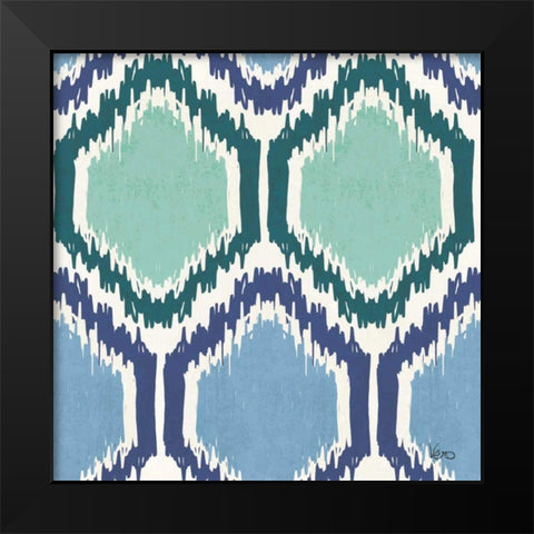 Otomi Lake Step 04 Black Modern Wood Framed Art Print by Charron, Veronique