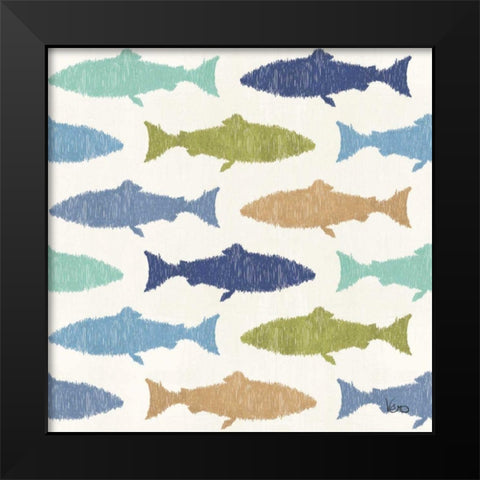 Otomi Lake Step 05A Black Modern Wood Framed Art Print by Charron, Veronique