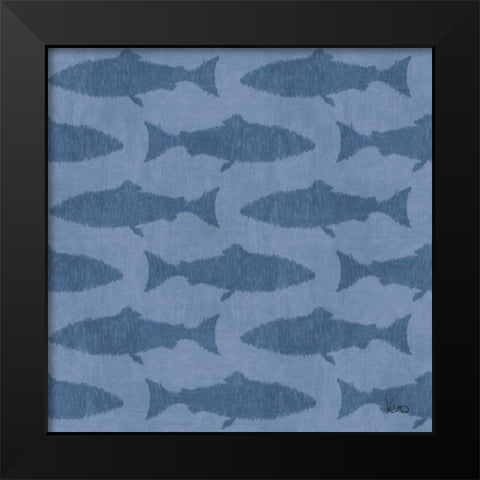 Otomi Lake Step 05B Black Modern Wood Framed Art Print by Charron, Veronique