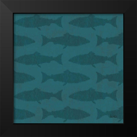 Otomi Lake Step 05D Black Modern Wood Framed Art Print by Charron, Veronique