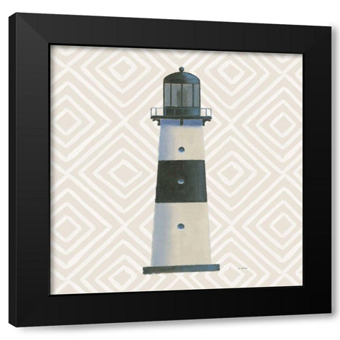 A Day at Sea III Black Modern Wood Framed Art Print with Double Matting by Wiens, James