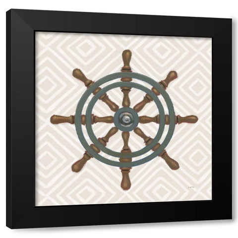 A Day at Sea IV Black Modern Wood Framed Art Print with Double Matting by Wiens, James