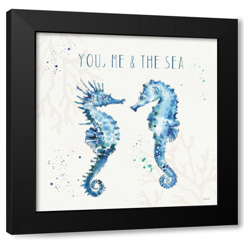 Deep Sea III Black Modern Wood Framed Art Print by Tavoletti, Anne