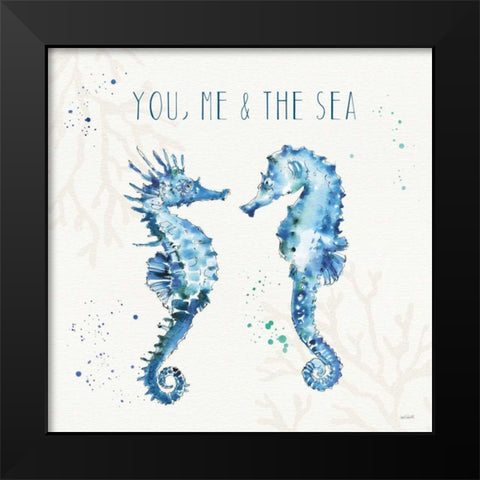 Deep Sea III Black Modern Wood Framed Art Print by Tavoletti, Anne