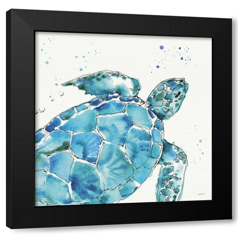 Deep Sea IX Black Modern Wood Framed Art Print by Tavoletti, Anne