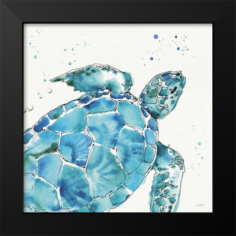 Deep Sea IX Black Modern Wood Framed Art Print by Tavoletti, Anne